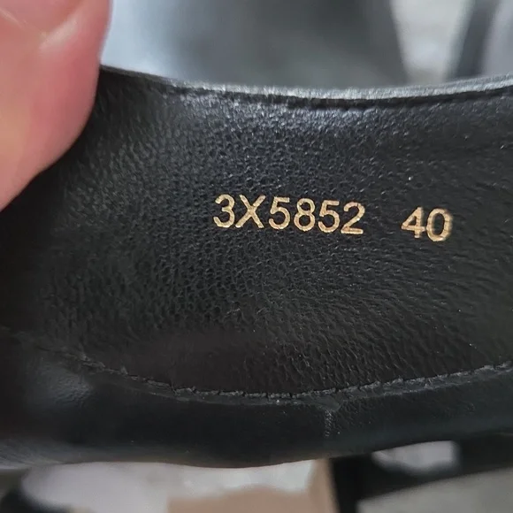 Prada Linea Rossa leather ankle wrap chunky heel sandals Sz 40 - Picture 12 of 16